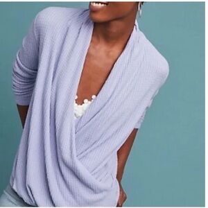 Anthropologie Akemi + Kin Woodruff Long Sleeve Top Thermal